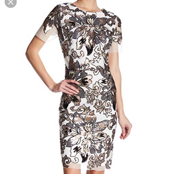 NWT Alexia Admor Sheath Sequin Dress - Picture 1 of 5